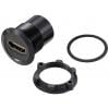 TRU COMPONENTS TC-11980464 Zásuvka HDMI panelového adaptéru HDMI zásuvka HDMI zásuvka černá Množství: 1 ks