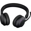 Jabra Evolve2 65 MS Headset otevřená (On Ear) Bluetooth® stereo černá regulace hlasitosti, Indikátor nabití, Vypnutí zvuku mikrofonu telefon