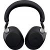 Jabra Evolve2 85 UC Headset uzavřená (Over Ear) Bluetooth®, kabelová stereo černá Redukce šumu mikrofonu regulace hlasitosti, Indikátor nabití, Vypnutí zvuku