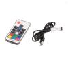 Sada LED pásku USB RGB 4 m, 20 W, s RF ovladačem