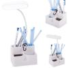 LED stolní lampa s organizérem 24 diod, nastavitelné rameno, 35 cm