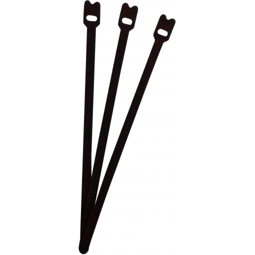 FASTECH® ETK-7-200-9999 kabelový manažer na suchý zip ke spojování háčková a flaušová část (d x š) 200 mm x 7 mm černá 1 ks