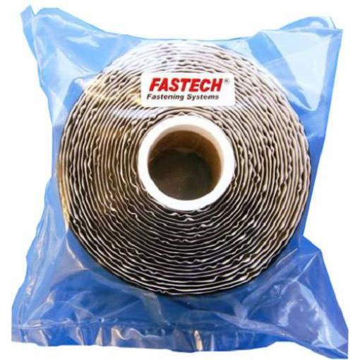 FASTECH® T0105099990305 pásek se suchým zipem, zalepení hotmelt , háčková část, (d x š) 5000 mm x 50 mm, černá, 1 ks