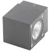 Deko Light Cubodo II Single DG Mini 731029 LED nástěnné světlo 5 W LED čedičově šedá