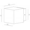 Deko Light Cubodo II Single DG Mini 731029 LED nástěnné světlo 5 W LED čedičově šedá