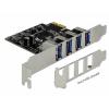 Delock 90304 karta PCI-Express USB 3.2 (Gen 1x1) PCIe