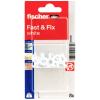 Fischer Fast & Fix K NV Hák na stěnu bílá Množství: 1 sada