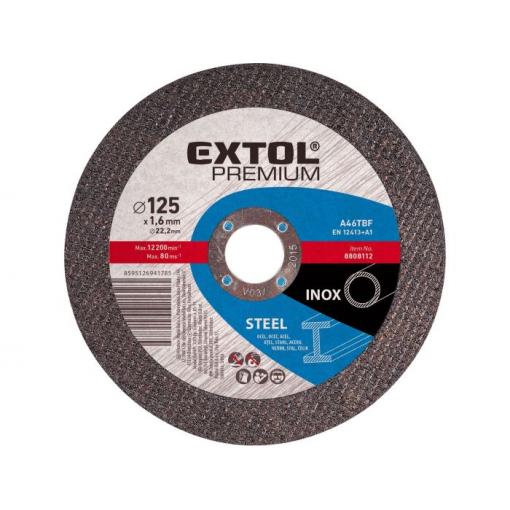 Řezný kotouč na ocel Extol Premium 150 × 1,6 × 22,2 mm