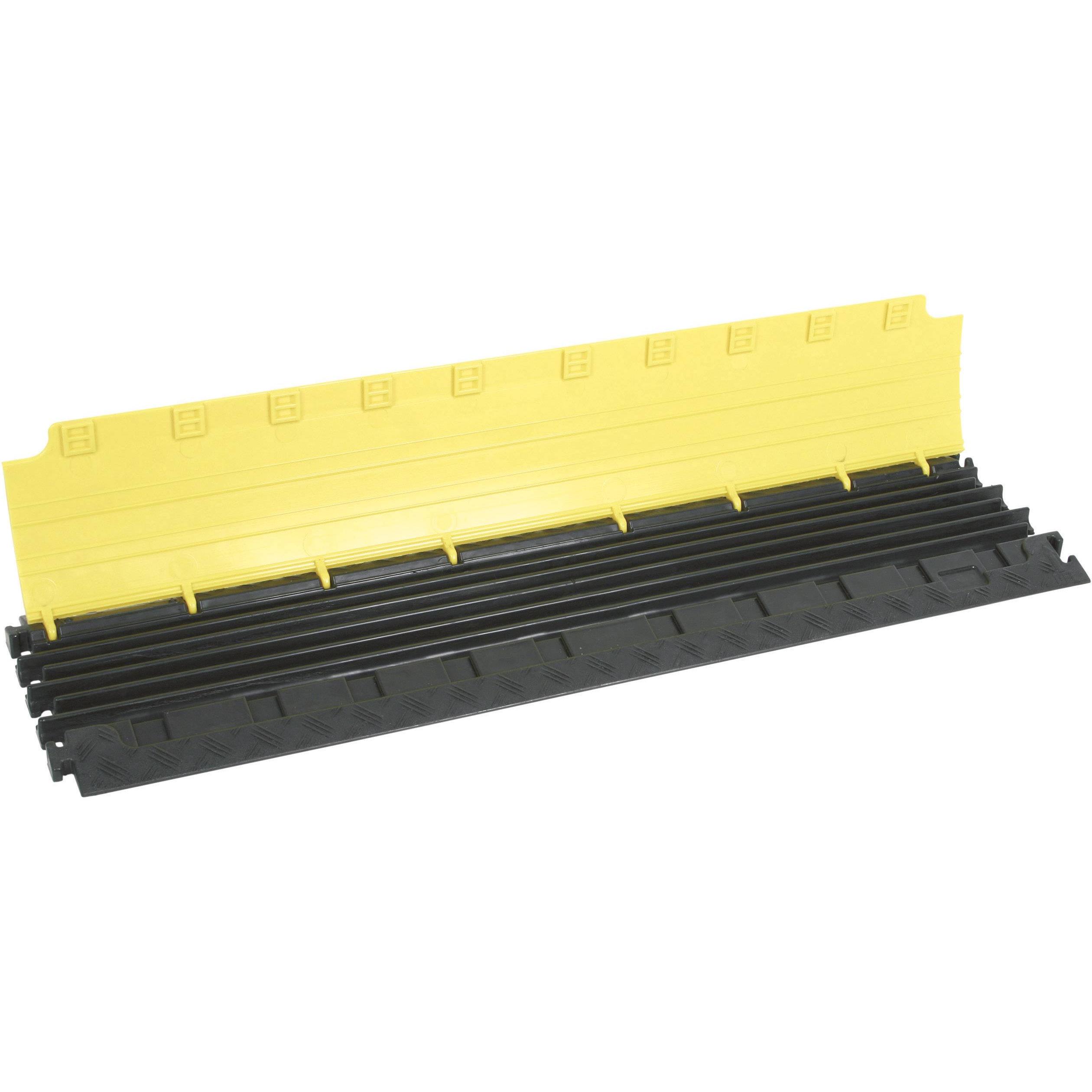 DEFENDER by Adam Hall kabelový můstek 85150 termoplastický polyuretan (TPU)  černá, žlutá Kanálů: 1010 mm Množství: ks