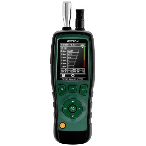 Extech VPC260 počítadlo částic, teplota, vlhkost vzduchu, VPC260
