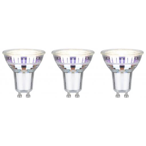Paulmann 29193 LED Energetická třída (EEK2021) A (A - G) GU10 žárovka 2.5 W teplá bílá (Ø x v) 50 mm x 54 mm 3 ks