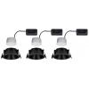 Paulmann 94869 Cole Coin vestavné svítidlo, LED, 6 W, černá