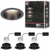 Paulmann 94869 Cole Coin vestavné svítidlo, LED, 6 W, černá