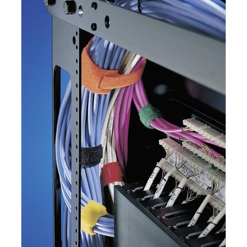 HellermannTyton TEXTIE-1M-PA/PP-BU-I kabelový manažer na suchý zip ke spojování háčková a flaušová část (d x š) 1000 mm x 12.5 mm modrá 1 ks