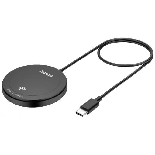 Hama bezdrátová indukční nabíječka 15 W 00201725 Výstup Qi standard černá