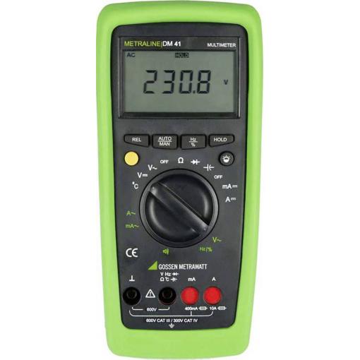 Gossen Metrawatt METRALINE DM 41 digitální multimetr, Kalibrováno dle (ISO), CAT III 600 V, CAT IV 300 V, Displej (counts): 4000