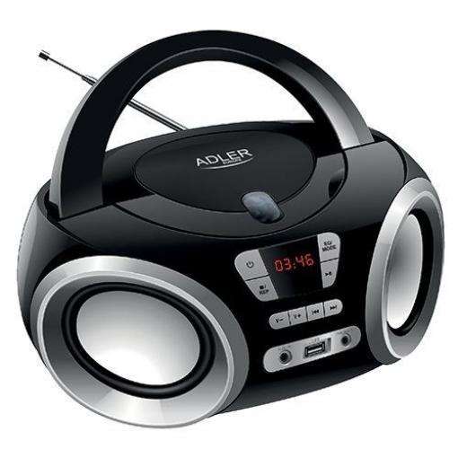 Rádio, CD-MP3 Boombox, USB, Adler AD 1181