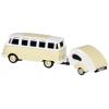 Carson Modellsport 500504164 VW T1 SambaBus mit Wohnwagen 1:87 RC model auta elektrický silniční model