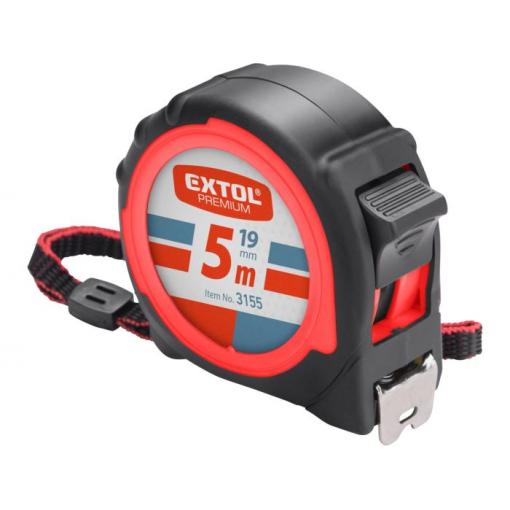 Metr svinovací Extol Premium 5 m, šířka pásku 19 mm