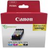 Canon Ink CLI-571 originál kombinované balení černá, azurová, purppurová, žlutá 0386C008