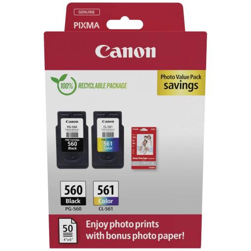 Canon Ink PG-560+CL-561 originál Dual černá, barva 3713C008
