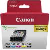 Canon Ink PGI-580 CLI-581 originál kombinované balení černá, černá, azurová, purppurová, žlutá 2078C007