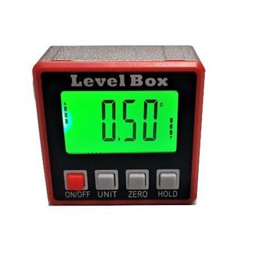 Digitální vodováha a úhloměr ETL164J, 4×90°, magnetická