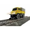 Carson Modellsport 500504146 MB Unimog U406 Zweiwegefahrzeug 1:87 RC model nákladního automobilu elektrický silniční model vč. akumulátorů, nabíječky a baterie