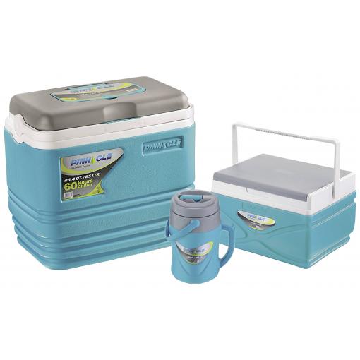 ZORN ZP 25L + 4,5L + 2,0L Combo přenosná lednice (autochladnička) pasivní modrošedá (matná) 25 l