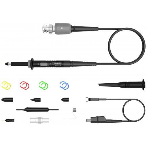 Testec TT-HX 312 měřicí sonda pro osciloskopy 10 MHz, 350 MHz 1:1, 10:1 1500 V