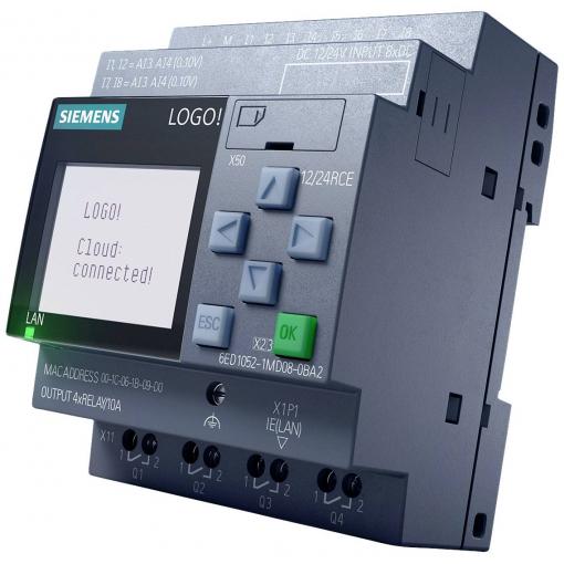 Siemens 6ED1052-1CC08-0BA2 PLC řídicí modul 24 V/DC, s LCD