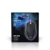 Gaming Mouse GMWD110BK kabelové | 1200 / 2400 / 4800 / 7200 dpi | Nastavitelné DPI | Počet tlačítek: 6 | Programovatelná tlačítka | Pro praváky | 1.50 m | Bez Osvětlení