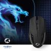 Gaming Mouse GMWD110BK kabelové | 1200 / 2400 / 4800 / 7200 dpi | Nastavitelné DPI | Počet tlačítek: 6 | Programovatelná tlačítka | Pro praváky | 1.50 m | Bez Osvětlení