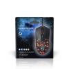 Gaming Mouse GMWD410BK kabelové | 800 / 1200 / 2400 / 3200 / 4800 / 7200 dpi | Nastavitelné DPI | Počet tlačítek: 7 | Programovatelná tlačítka | Pro praváky | 1.50 m | RGB
