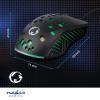 Gaming Mouse GMWD410BK kabelové | 800 / 1200 / 2400 / 3200 / 4800 / 7200 dpi | Nastavitelné DPI | Počet tlačítek: 7 | Programovatelná tlačítka | Pro praváky | 1.50 m | RGB