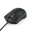 Gaming Mouse GMWD410BK kabelové | 800 / 1200 / 2400 / 3200 / 4800 / 7200 dpi | Nastavitelné DPI | Počet tlačítek: 7 | Programovatelná tlačítka | Pro praváky | 1.50 m | RGB