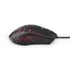 Gaming Mouse GMWD410BK kabelové | 800 / 1200 / 2400 / 3200 / 4800 / 7200 dpi | Nastavitelné DPI | Počet tlačítek: 7 | Programovatelná tlačítka | Pro praváky | 1.50 m | RGB