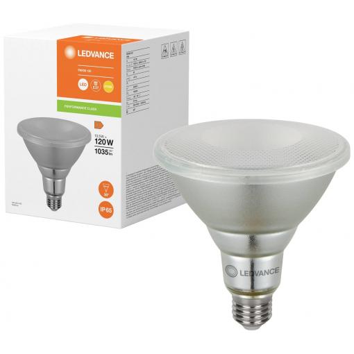 LEDVANCE 4099854067822 LED Energetická třída (EEK2021) F (A - G) E27 Par 38 14 W = 120 W teplá bílá (Ø x v) 122 mm x 122 mm 1 ks