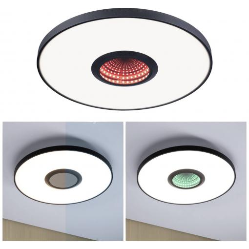 Paulmann 71038 Spaceglow LED stropní svítidlo LED 21 W černá (matná)