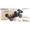 Absima STOKE V2 oranžová, černá střídavý (Brushless) 1:8 RC model auta elektrický Buggy 4WD (4x4) RtR 2,4 GHz