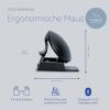 R-GO Tools Twister optická myš, přenos Bluetooth®, 3 tlačítko, 2400 dpi, černá
