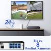 Reolink NVS8 Schloss / Zutrittskontrolle 8kanálový síťový IP videorekordér (NVR) pro bezp. kamery