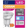 OSRAM HOMELIGHTING 4058075055155 LED Energetická třída (EEK2021) F (A - G) GU10 žárovka 4.3 W = 50 W neutrální bílá (Ø x v) 50 mm x 50 mm 1 ks