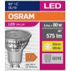 OSRAM HOMELIGHTING 4058075096769 LED Energetická třída (EEK2021) F (A - G) GU10 žárovka 6.9 W = 80 W teplá bílá (Ø x v) 50 mm x 50 mm 1 ks