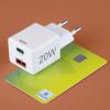 Hama USB nabíječka, Rychlonabíječka, USB Power Delivery (USB-PD) , 1x USB-C®, 1x USB A , 20.00 W, Dodávka energie, QC 3.0, bílá