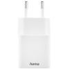 Hama USB nabíječka, USB Power Delivery (USB-PD) , 1x USB A , 1x USB-C®, 30.00 W, Dodávka energie, bílá