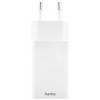 Hama USB nabíječka, USB Power Delivery (USB-PD) , 1x USB A , 1x USB-C®, 45.00 W, Dodávka energie, bílá