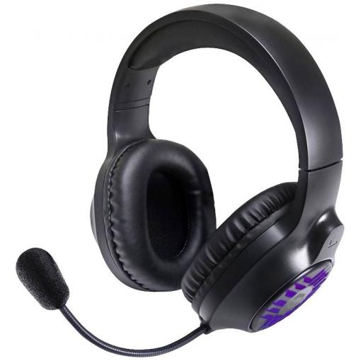 SpeedLink TYRON Headset uzavřená (Over Ear) kabelová stereo černá, RGB headset, regulace hlasitosti, Vypnutí zvuku mikrofonu Gaming