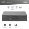 Digitus DS-12891 1 + 4 porty přepínač KVM DisplayPort 3840 x 2160 Pixel