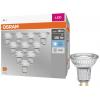 OSRAM HOMELIGHTING 4058075036703 LED Energetická třída (EEK2021) F (A - G) GU10 žárovka 4.3 W = 50 W neutrální bílá (Ø x v) 50 mm x 50 mm 10 ks